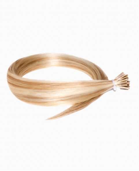 Extension à froid - Blond méché cendré N°613/14 - Lisse - Extension cheveux Remy Hair - Excellence