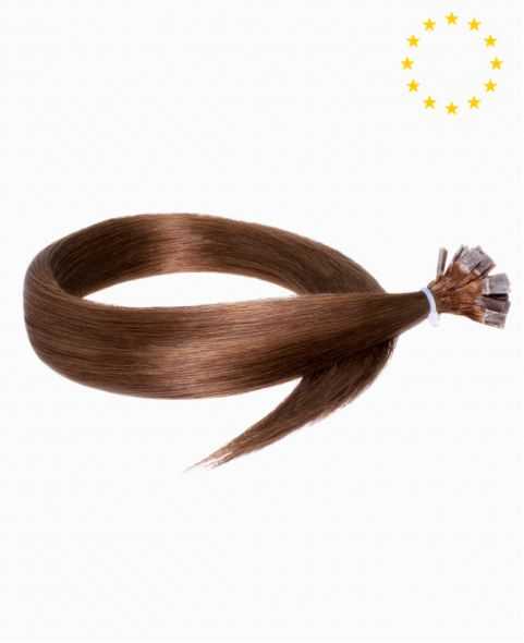 Extension Keratine - Blond foncé doré N°6 - Lisse - Extension a chaud - Européenne
