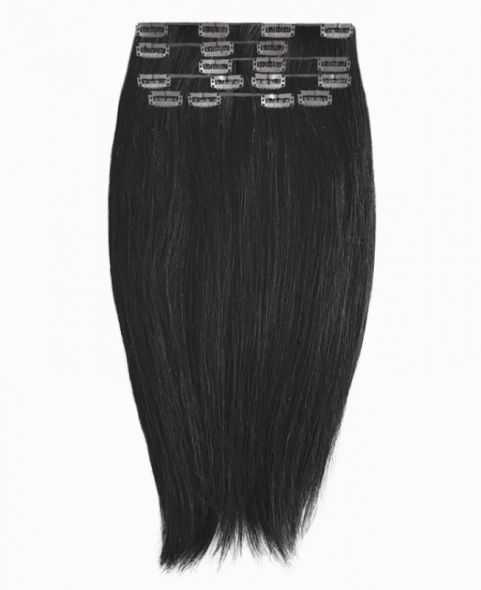 Extension a Clip lisse - Noir N°1 - Extension cheveux