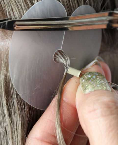 Extension à froid - Balayage Blond Moscou