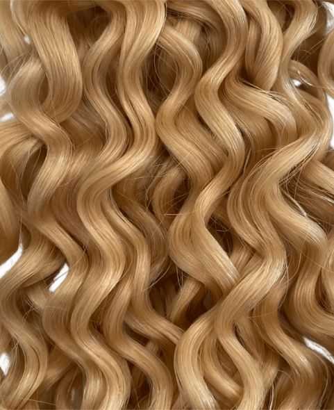 Extensions Kératine Frisées - 50/55cm - 1gr - Blanc - Ivoire