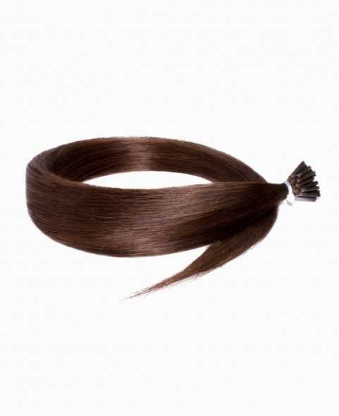 Extension à froid - Châtain clair doré N°4 - Lisse - Extension Remy Hair - Excellence