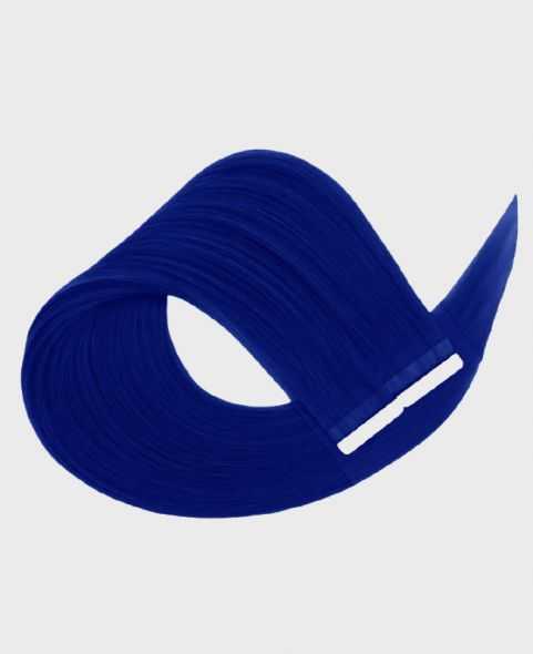 10 Extensions à Bandes - Flashy - 45/50cm - Bleu