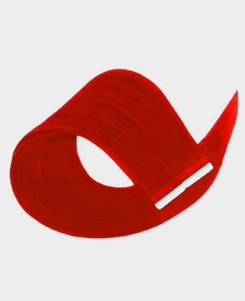 10 Extensions à Bandes - Flashy - 45/50cm - Rouge