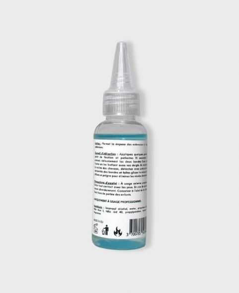 Dissolvant d'Extensions Capillaires à Bandes - Solution Professionnelle Douce à Base d'Alcool - RH Excellence