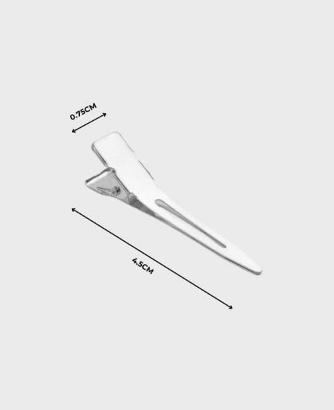 Mini Pinces en Inox pour Extensions de Cheveux - Lot de 4 - dimensions