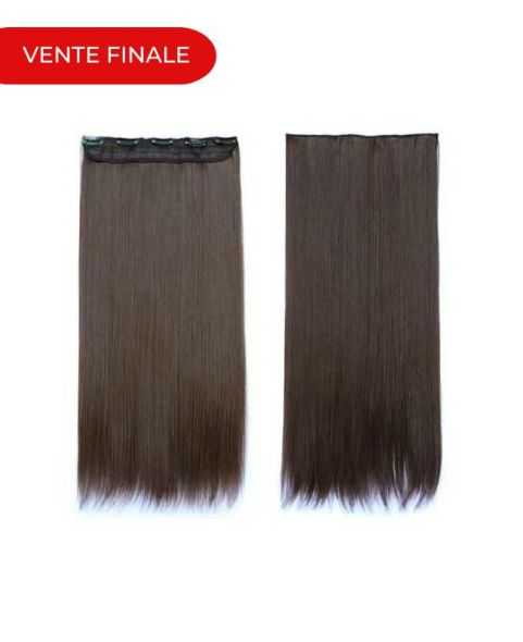 Extension à clips mono-bande - Synthétique - 50/55cm - N°4 - Remy Hair | RH Excellence