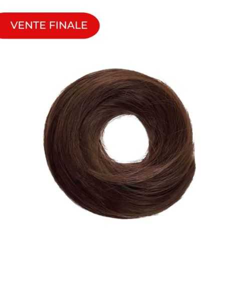 Chouchou en Cheveux - Elastique pour Chignon - Chatain Clair Dore 4