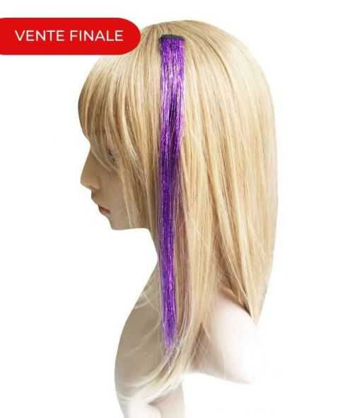 Extension à clip - Crazy filament paillette - 30/35cm - Violet - Remy Hair | RH Excellence