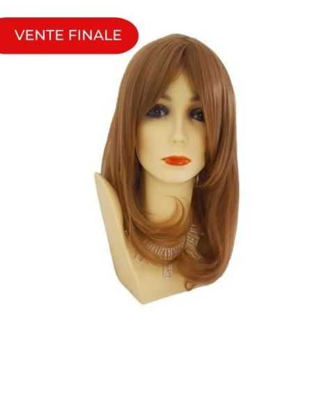 Perruque Clara blond fonce dore - lace - perruque cheveux