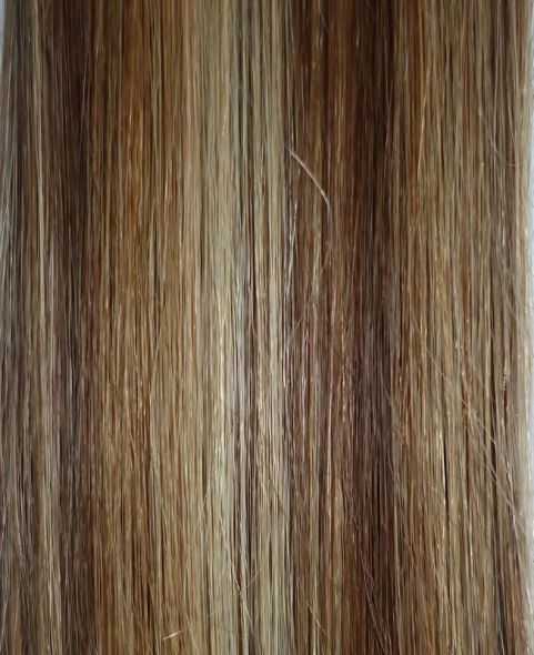 Extensions cheveux a clips Ombré Blond Méché Très Clair