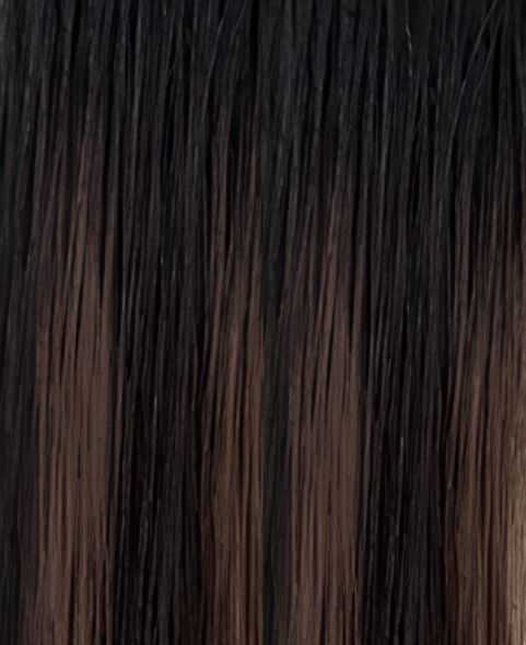 Échantillon nuancier couleur Seoul Châtain foncé mèché chocolat