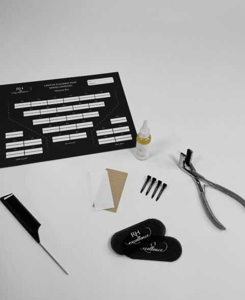 Kit professionnel pour extensions à bandes adhésives