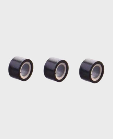 Anneaux en silicone - Noir - Pose d'extension cheveux a froid - lot de 50 connecteurs
