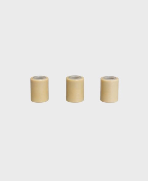 Anneaux Long tube en silicone - Blond - Pose d'extension cheveux a froid - lot de 50 connecteurs