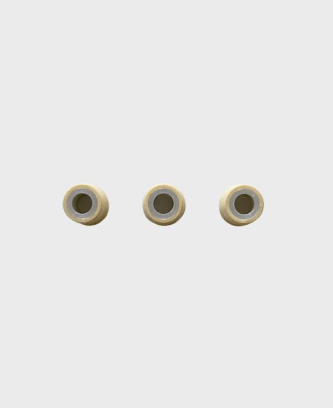 Anneaux Long tube en silicone - Blond - Pose d'extension cheveux a froid - lot de 50 connecteurs