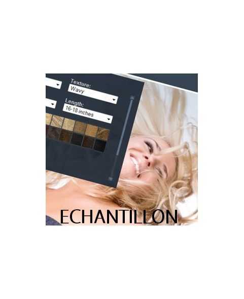Echantillons - Pose à froid 47cm - Extension de cheveux