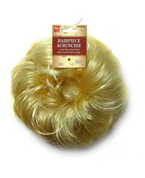 Chignon flou - Blond très clair doré - Fibre synthétique - Postiche - Extension cheveux