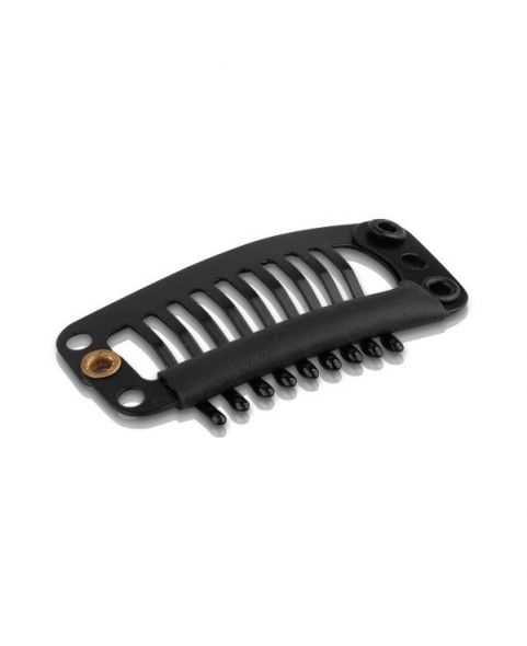 Lot de 10 clips - Noir - 3cm - Pose extension à clip / Tissage