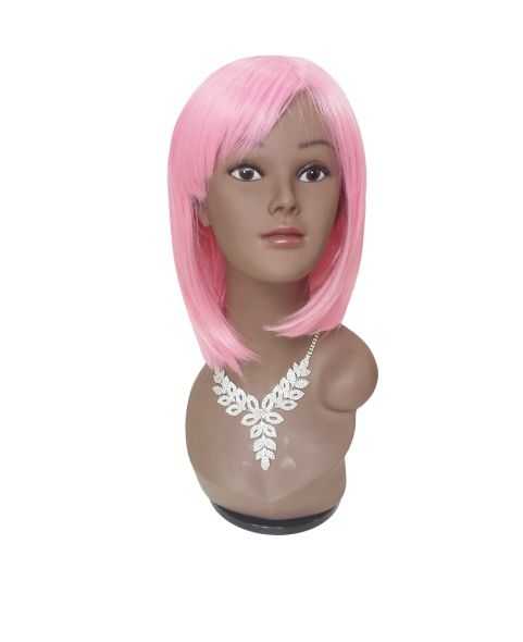 Perruque Flashy color - Carré Rose - Perruque cheveux