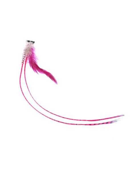 Extension Clip plume Flashy color - Rose - Extension cheveux