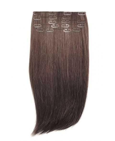 Extension a Clip lisse - Châtain doré N°2 - Extension cheveux
