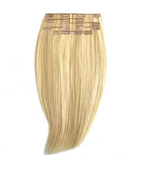Extension a Clip lisse - Blond très clair doré N°22 - Extension cheveux