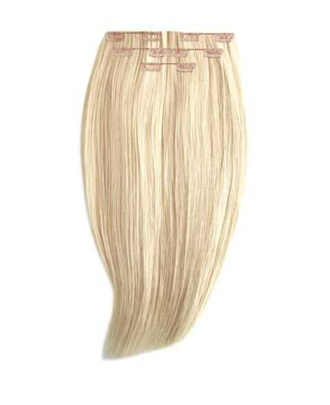 Extension à Clip Naturel 40 cm | Extension cheveux Lisse - Blond très très clair N°60 
