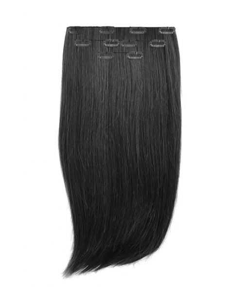 Extension à Clip Naturel 40 cm | Extension cheveux Lisse - Noir N°1