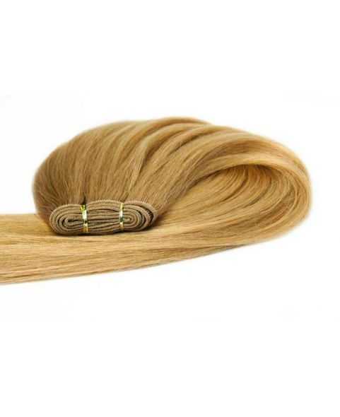 Tissage cheveux naturel Lisse Blond clair doré cendré N°14 - Rajout cheveux