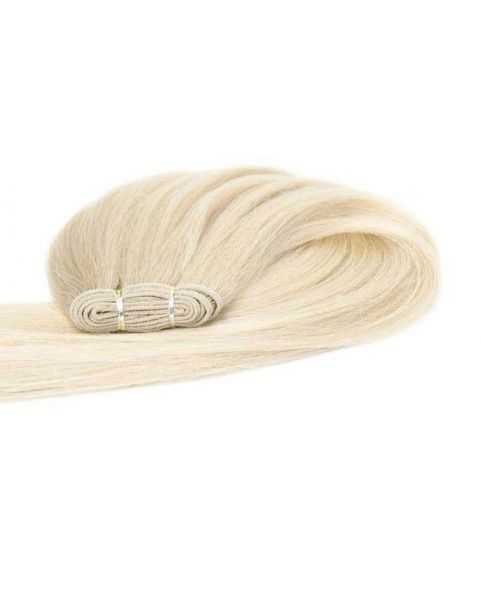 Tissage cheveux naturel Lisse Blond trés trés clair N°60 - Rajout cheveux